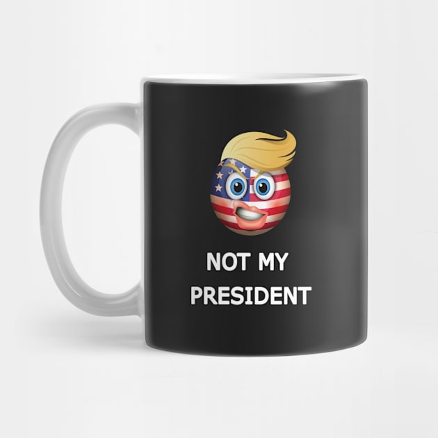 Not My President, protest design by Stell_a